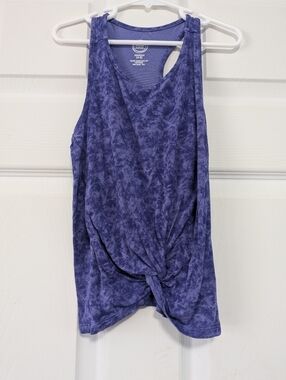 Wonder Nation Purple Tie-Front Racerback Tank Girls Size 4T